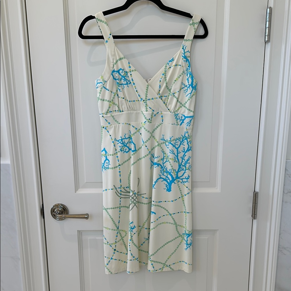 J. McLaughlin coral dress